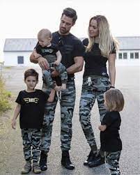 Letter printed cotton famliy matching outfits. Pin Auf Photo