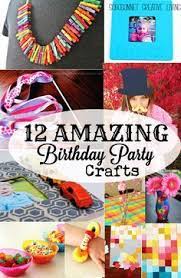 12 Birthday Party Craft Activities For Kids Sohosonnet Creative Living Craft Party Kids Birthday Crafts Birthday Crafts