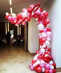 When I Do This Use Some Flowers In Clear Balloons Double Stuff Some And Add Stick Gem Valentines Balloons Decorations Valentine Decorations Valentines Balloons