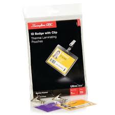 Maybe you would like to learn more about one of these? Buy Gbc Swingline 5mil Ultraclear Badge Id Card Size Thermal Laminating Pouches W Clip 25pk 3202011b At 19 18 3202011