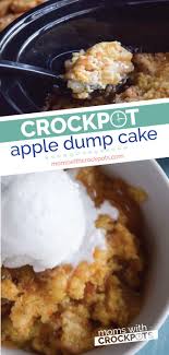 Crockpot Apple Dump Cake Recipe Crock Pot Desserts Dump Cake Recipes Crockpot Dessert Recipes