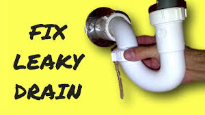 repair leaky sink drain pipe youtube