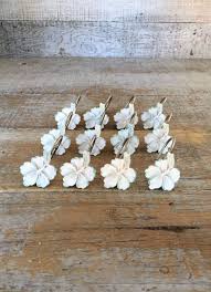 Curtain Hook 12 Shower Curtain Hooks Drapery Hooks Flower Etsy Shower Curtain Hooks Flower Curtain Curtain Hooks