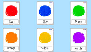 A good activity for young kids. The Colors Flashcards Learning Colors For Kids