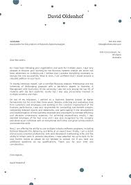 i used a nice template i found on zety. Business System Analyst Cover Letter Sample Kickresume