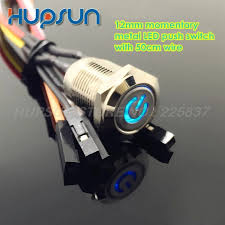 Most motherboards do not have a power switch on the board and instead use the switch installed in the case to turn on the computer. 5pc Waterproof Led 5v 12mm Momentary Push Button Switch W 50cm Wire Computer Power Motherboard Car Engine Start Switch Button Switch Pccomputer Power Switch Wiring Aliexpress