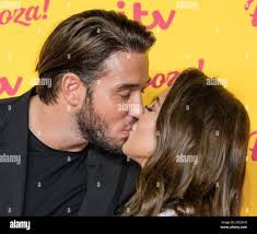 James Lock and Yazmin Oukhellou attend the ITV Palooza! held at The Royal  Festival Hall in London Stock Photo
