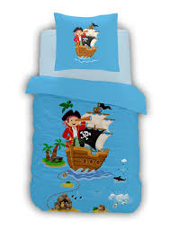 Bettwasche 100x135 Baumwolle Kinder Pirat Seerauber Piratenschiff Jungen Blau Bettwasche 100x135 Bettwasche Kinder Bettwasche