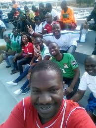 Leah Mapesho Njobvu, cheering for ZESCO United at Levy Mwanwasa Stadium in  Ndola Current scores, ZESCO United 1-1 Green Eagles.