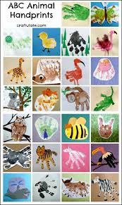 Abc Animal Handprints Handprint Crafts Handprint Art Hand Print Animals