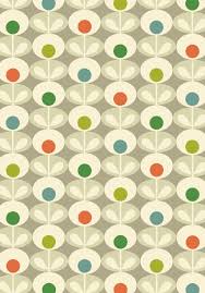Orla Kiely Flower Oval Pattern Art Retro Pattern Pattern Illustration