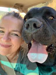 Dancing with grandma, precious fur baby