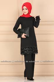 Moda Selvim Pul Payetli 2 Li Kombin 661l263 Siyah Tasarimci Giyim Moda Stilleri Moda