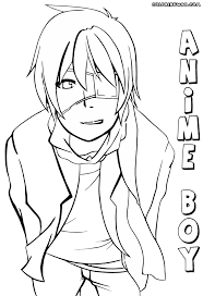 See more ideas about anime, anime boy, anime guys. Anime Boy Drawing Coloring Pages Novocom Top