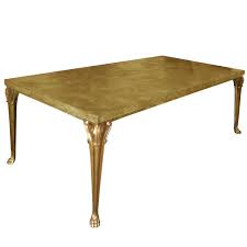 Don't miss out on these huge savings plus 12 months special financing. Rectangular Gold Leaf Dining Table Scagliola Shagreen Decoration Casted Brass For Sale At 1stdibs