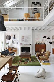 A Modern Retro Loft In Madrid Deco Maison Maison Mezzanine Design