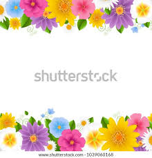 Top view of trees, plants, outdoor furniture, architectural elements, pools and fences. Free Flower Borders Flower Border Clipart Spring Flower Border Clipart Stunning Free Transparent Png Clipart Images Free Download