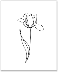 See more ideas about flower tattoos, line art flowers, flower drawing. Minimalist Drawings Beautiful Line Art And Simple Sketches