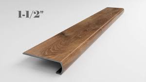 Zamma ocala oak/chiffon lace oak/salt shore wood/soft linen 1 in. Trail Oak Vinyl Flooring Stair Tread Nosing 1 5 Inch 2 42 Inch Length Amazon Com