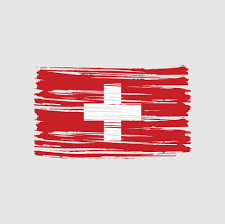 Switzerland Flag Brush Strokes. National Flag 6414993 Vector Art at Vecteezy
