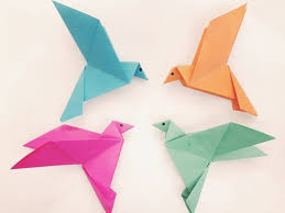 How Do I Make A Paper Bird Lighter Origami Of One Ich Lower Mache Origami Paper Bird Like Origamieasy Tk Easy Origami Origami Bird Easy Origami Easy Origami Dove