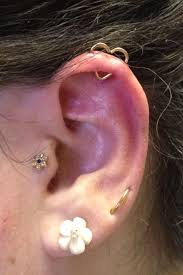 new orbital heart piercing next to old tragus and orbital lobe orbital piercing ear piercings piercings