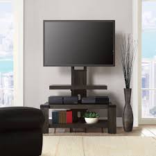 55 Inch Tv Stand Smart Hd Digital Tall Small Entertainment Center 3 Shelf Wood Whalen Contemporary Tv Stand With Mount Living Room Furniture Modern Tv Stand