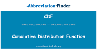 Definisi Cdf Kumulatif Distribusi Fungsi Cumulative Distribution Function