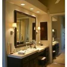 Bulkhead With Potlights Over Vanity Side Vanity Lighting Washroom Vanity Small Bathroom Washroom