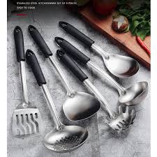 Stainless steel kitchen utensil set of 25 cooking utensils. Stainless Steel Cookware Long Handle Kitchen Set Cooking Tools Scoop Spoon Turner Ladle Kitchen Utensils Set Shopee Philippines