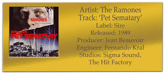 Check spelling or type a new query. The Ramones Pet Sematary Classic Tracks