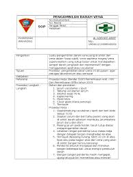 Maybe you would like to learn more about one of these? Sop Pengambilan Darah Vena