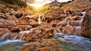 Find your perfect nature wallpaper for your phone, desktop, website and more! Desktop Wallpaper Waterfall Rocks Sunlight Water Stream Austria Hd Image Picture Background E7160e