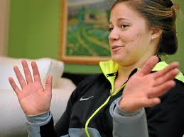 Olympic luger Kate Hansen has become a media darling