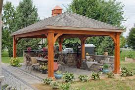 Amazing Outdoor Kitchen Designs Country Lane Gazebos Backyard Pavilion Backyard Gazebo Backyard