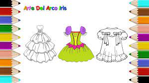 Mira cuidadosamente a la chica que dibujaste. Como Dibujar Un Vestidos Para Ninas Dibujos Para Colorear Vestidos Youtube