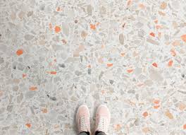 Orange Flick Terrazzo Vinyl Flooring Terrazzo Flooring Vinyl Flooring Terrazzo