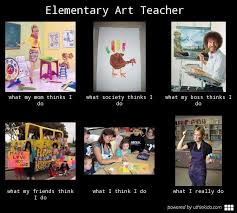 Teacher Job What People Think I Do What I Really Do Elementary Art Jobs For Teachers Teacher