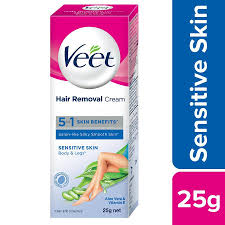 Cream for normal and dry skin take 3 to 6 minutes to work. Buy Veet Hair Removal Cream Silk Fresh Sensitive Skin 25 Gm Online At Best Price Bigbasket