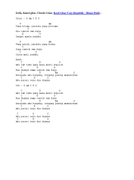 Bagai langit dan bumi yang tak pernah sealam bagai hitam dan putih yang. Lyrics Hitam Putih Cozy Republic