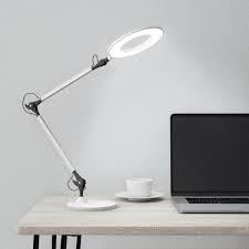 The architect led modern desk lamp with gesture control lighting technology stands out for its innate ability to make you feel like a jedi using the force. Swing Arm Architect Desk Lamp Led Ring Light By Lavish Home Walmart Com Walmart Com