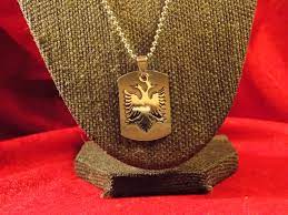The Albanian Eagle This Is Stainless Steel Pendant That Comes With A Stainless Steel Chain 25 00 Stainless Steel Pendant Stainless Steel Chain Pendant