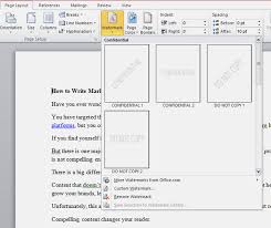 كيفية إضافة علامة مائية إلى مستندات وورد Word الخاصة بك عرب فيوتشر شروحات تقنية برامج كمبيوتر تطبيقات أندرويد