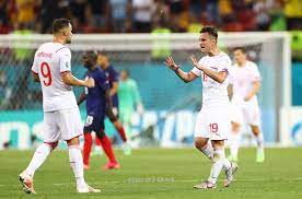 Assisted by kevin mbabu with a cross. France Switzerland Goes To Extra Time After Late Gavranovic Strike