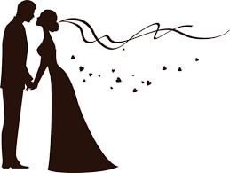 Wedding black and white clipart. Forgetmenot Bride Groom Silhouette Bride And Groom Silhouette Wedding Graphics Couple Silhouette