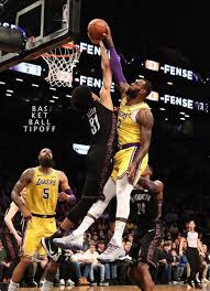 Jarrett Allen Was One Of The Few Last Night Jarrett Allen Has Blocked Lebron At The Rim Resulting In One O Lebron James Lakers Nba Basketball Art Lebron James