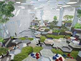 Communication And Recreational Space Ecosystem Landscape Architecture Design Open Space Architecture Parking Design