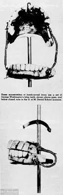 Joel visits area schools in february to commemorate national children's dental health month, he tells the story of george washington's teeth, long thought to have been carved out of wood. Fact And Fiction About George Washington S Dentures Click Americana