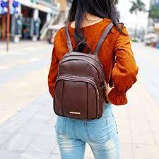 Tas ransel wanita murah yuka. Tas Backpack Ransel Dark Camel Coklat Woody Wanita Hush Puppies Mango Elevenia