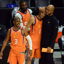 Monty williams is a retired nba player who played for nine seasons, including for the new york knicks, the san antonio spurs and the philadelphia 76ers before knee problems forced him to retire. Monty Williams Unbelievably Grateful For Advancing To Nba Finals With Suns Bright Side Of The Sun
